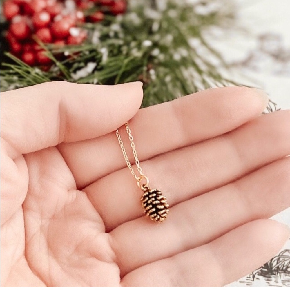 Fallen Treasure Pine Cone Necklace